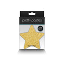 Pretty Pasties: Glitter Stars-Black/Gold