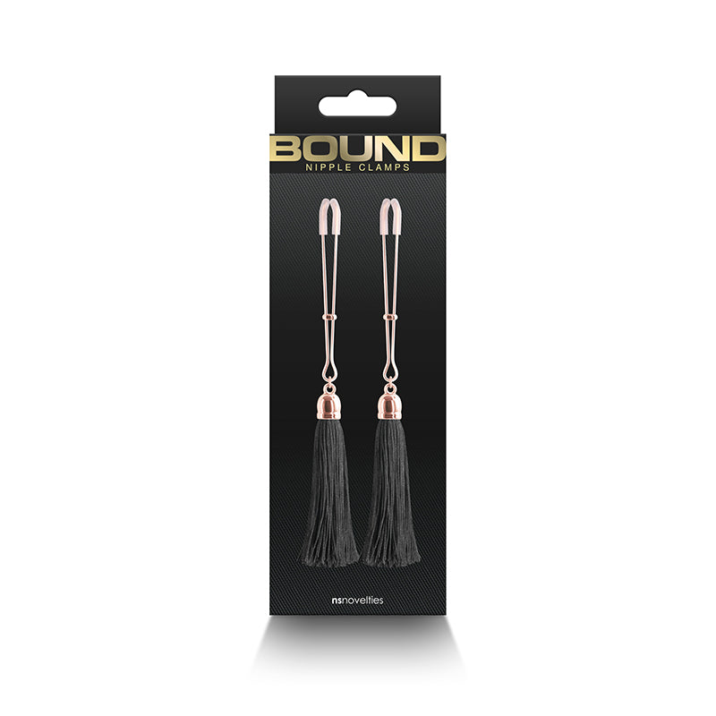 Bound Nipple Clamps: T1-Black