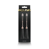 Bound Nipple Clamps: T1-Black