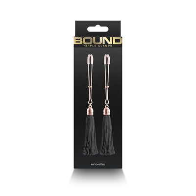 Bound Nipple Clamps: T1-Black