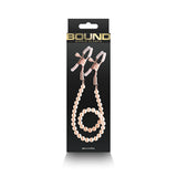 Bound Nipple Clamps: DC1-Rose Gold