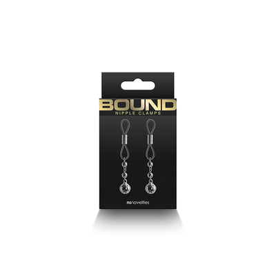 Bound Nipple Clamps: D1-Black