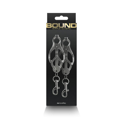 Bound Nipple Clamps: C3-Black