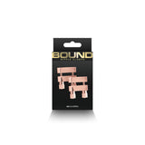 Bound Nipple Clamps: V1-Rose Gold