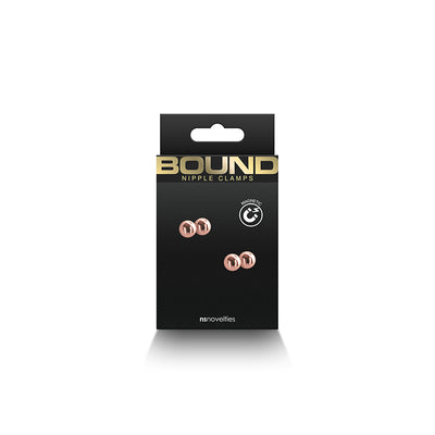 Bound Nipple Clamps: M1-Rose Gold