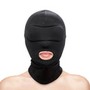 Fetish & Fashion Mouth Hood-Black