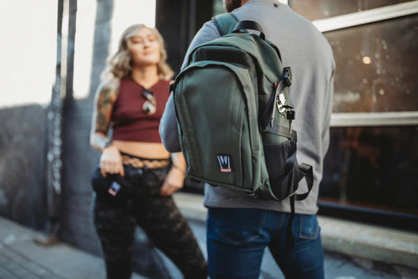 Dime Bags: "Transporter" Smell Proof/ Lockable (Oxblood)