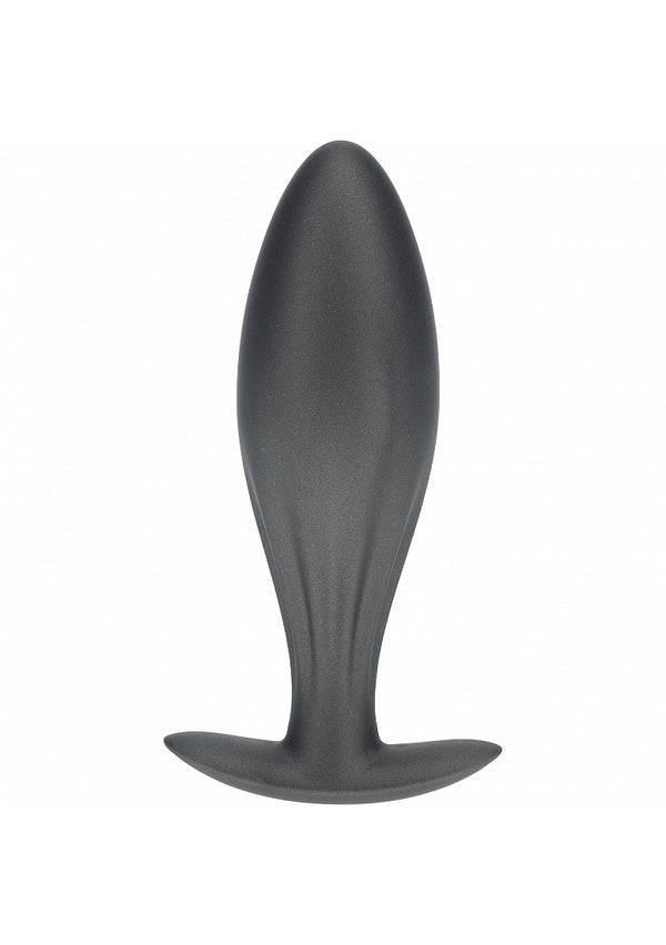 OUCH Oval Anal Plug-Gunmetal