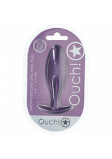 Ouch Oval Anal Plug-Purple