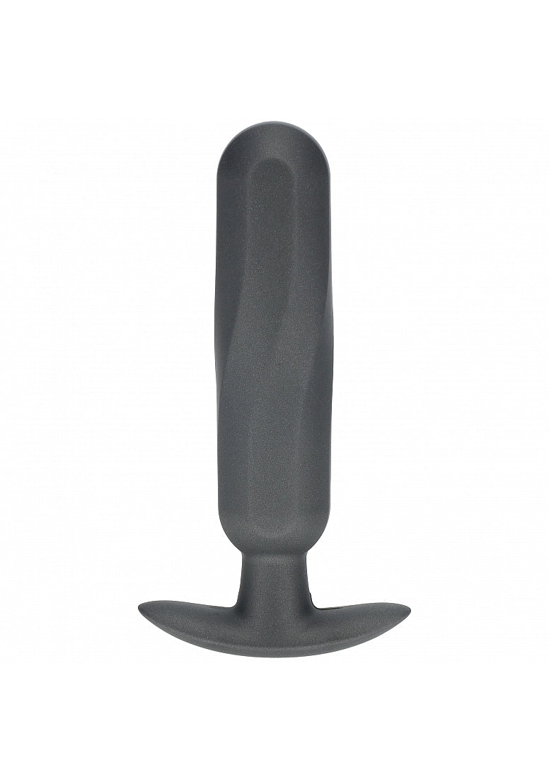 Ouch Oblong Anal Plug-Gunmetal
