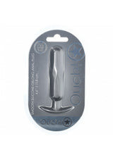 Ouch Oblong Anal Plug-Gunmetal