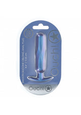 Ouch Oblong Anal Plug-Blue