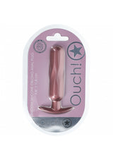 Ouch Oblong Anal Plug-Rose
