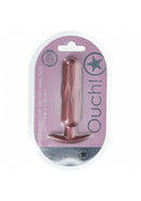 OUCH Oblong Anal Plug-Rose