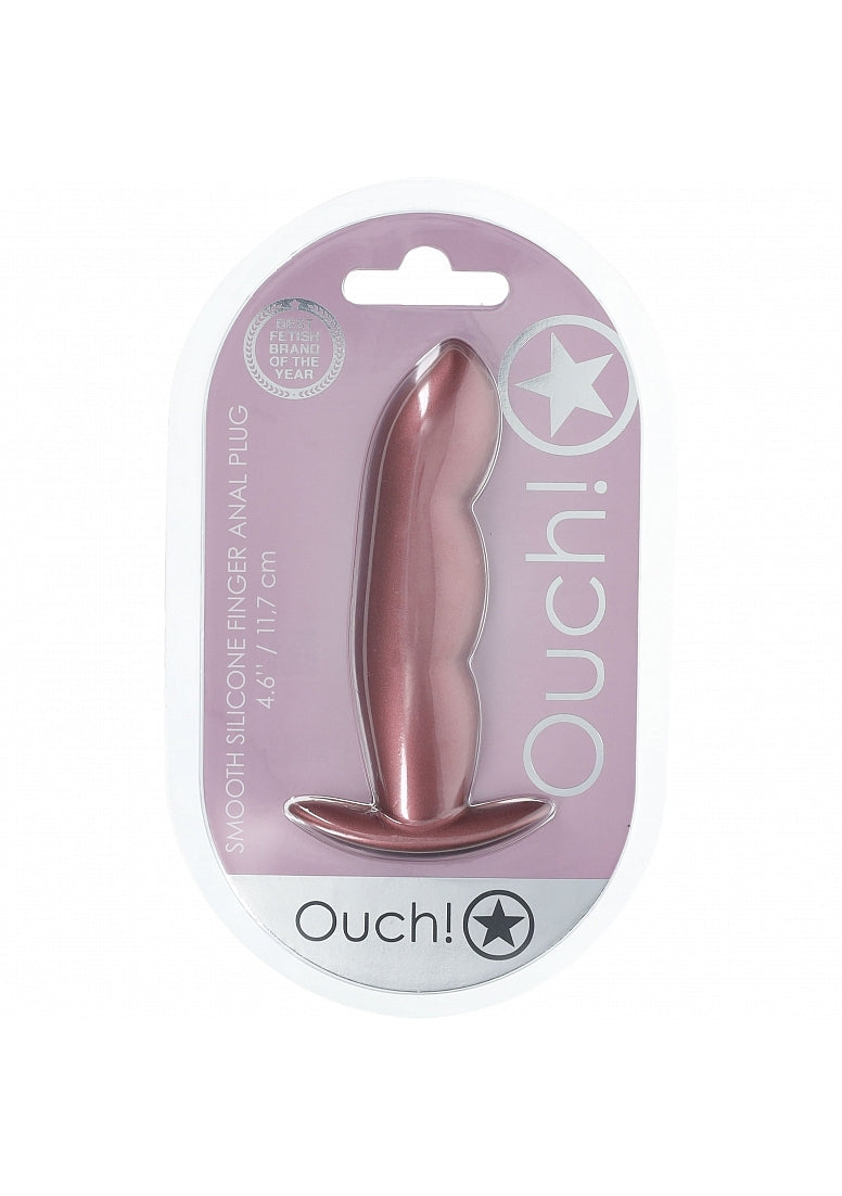 Ouch Finger Anal Plug-Rose