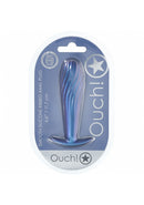 OUCH Ribbed Anal Plug-Blue