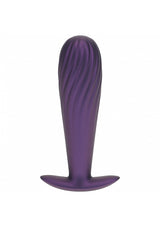 Ouch Ribbed Anal Plug-Purple