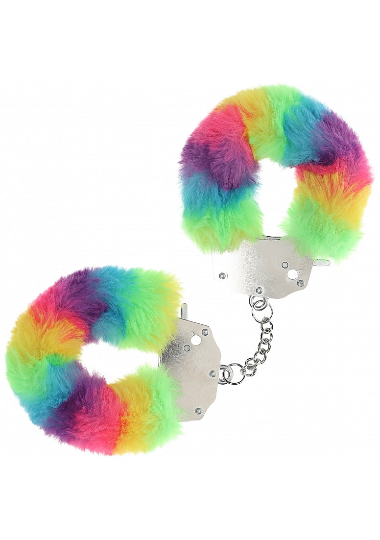 Ouch Heavy Duty Fluffy Cuffs-Multi 1