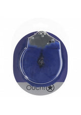 Ouch Heavy Duty Fluffy Cuffs-Navy