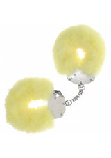 Ouch Heavy Duty Fluffy Cuffs-Yellow