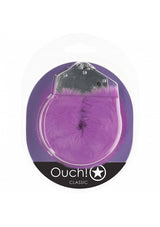 Ouch Classic Fluffy Cuffs-Purple