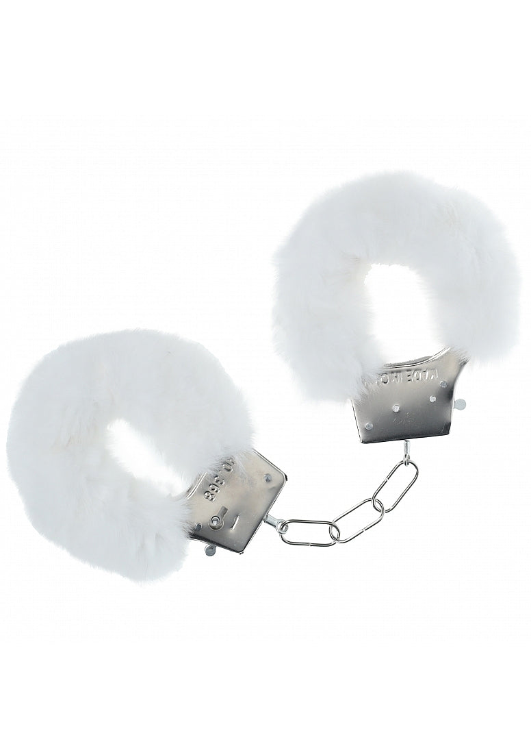 Ouch Classic Fluffy Cuffs-White