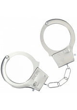 Ouch Classic Metal Cuffs-Silver