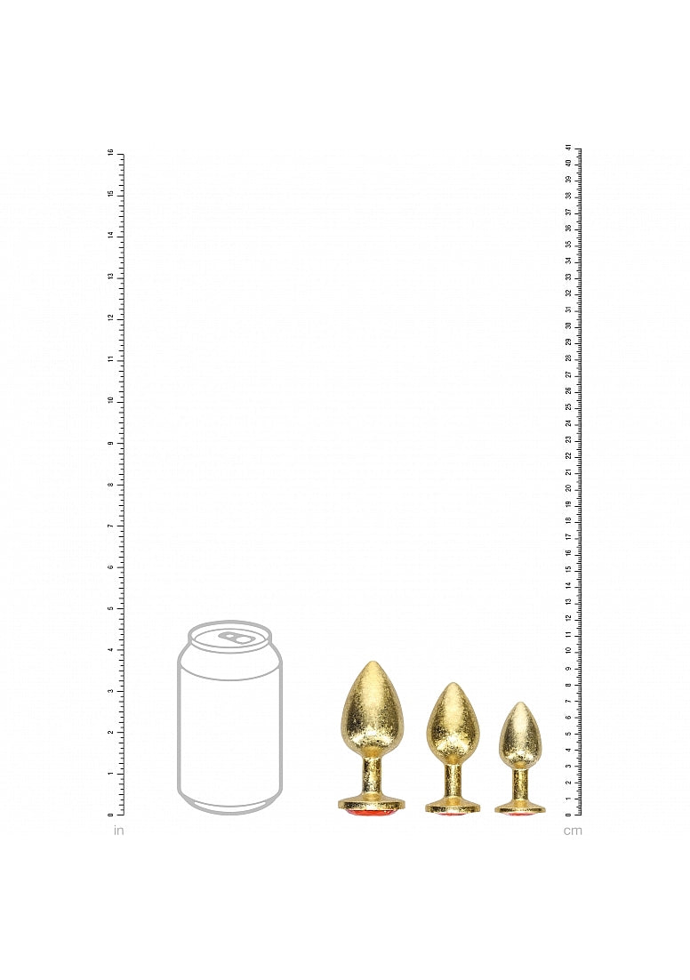 Ouch Milan-Metal Anal Plug Set