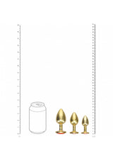 Ouch Milan-Metal Anal Plug Set