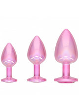 Ouch Paris-Metal Anal Plug Set-Pink
