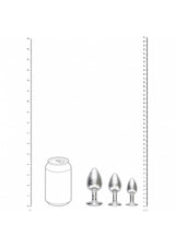 Ouch New York-Metal Anal Plug Set