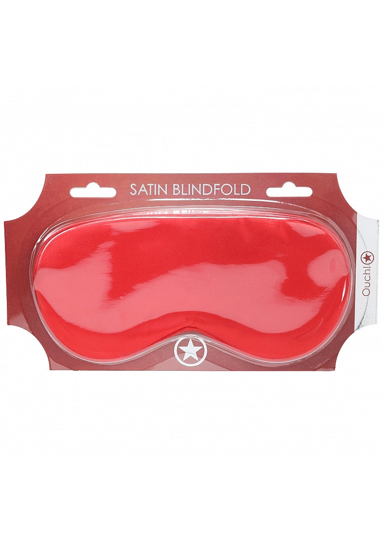 Ouch Satin Mask-Red