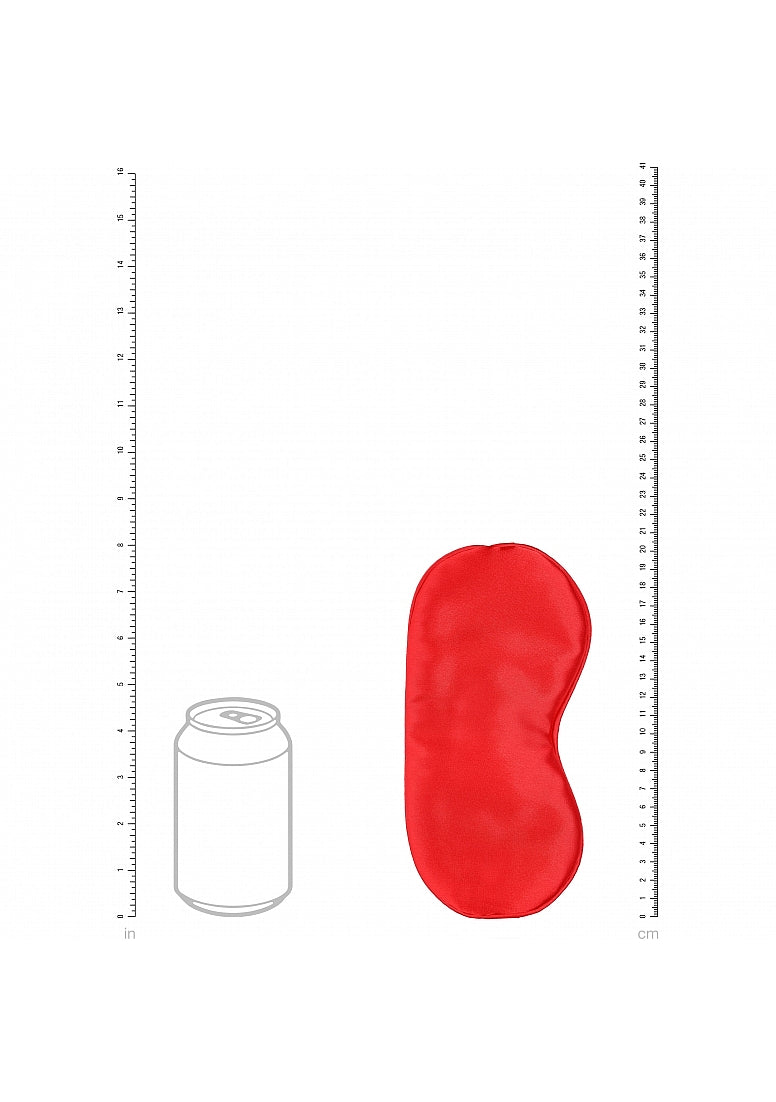 Ouch Satin Mask-Red