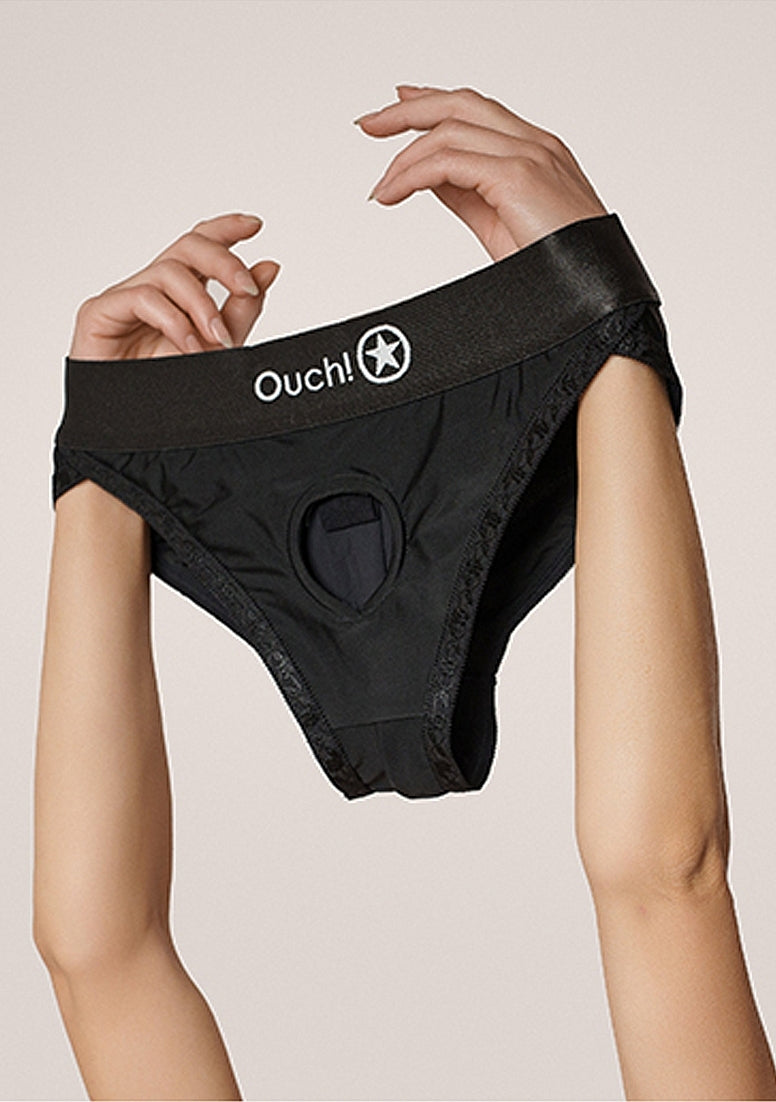 Ouch Vibrating Strap On Hipster - XL/XXL