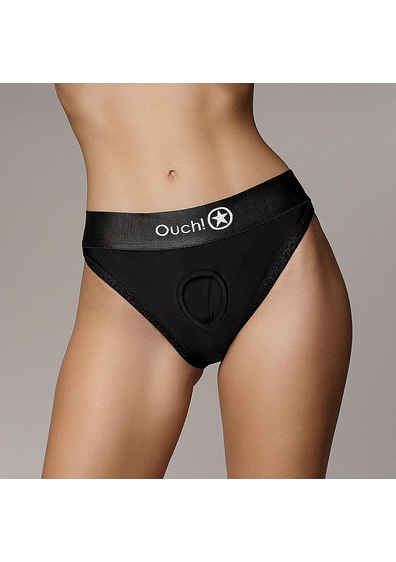 Ouch Vibrating Strap On Hipster - XS/SM