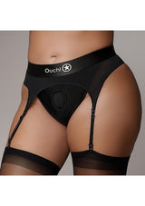 Ouch Vibrating Strap On Thong - XL/XXL