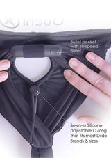 Ouch Vibrating Strap On Thong - XL/XXL