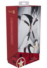 Ouch Milan Hogtie-Black/Red