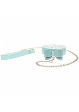 Ouch Paris Collar/Leash-Blue