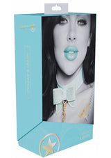 Ouch Paris Collar/Leash-Blue