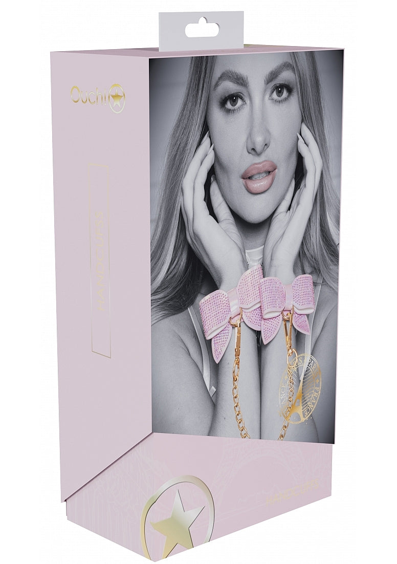Ouch Paris Hand Cuffs-Pink