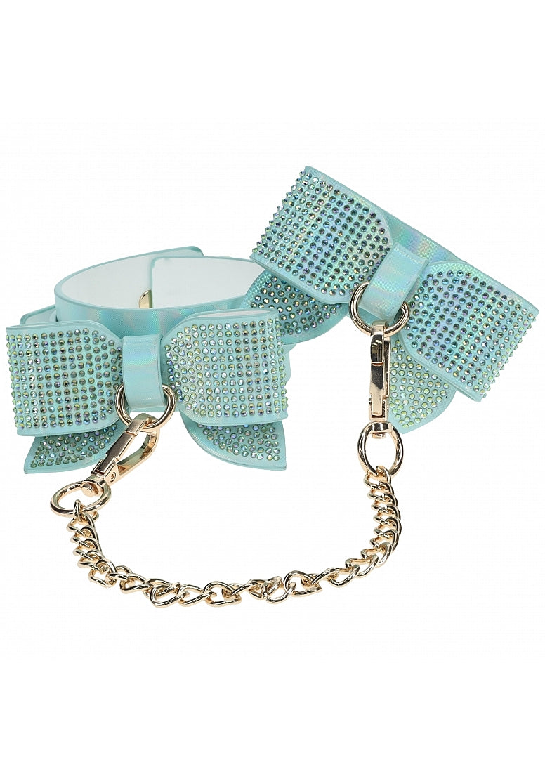 Ouch Paris Leg Cuffs-Blue
