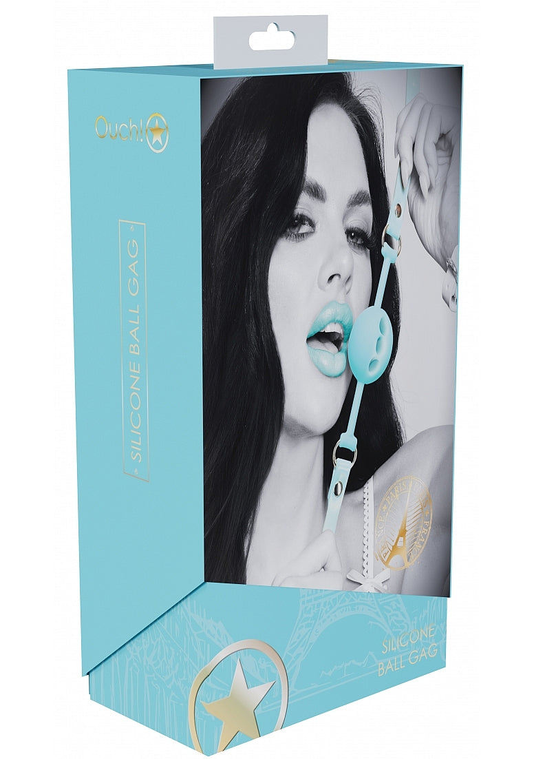 Ouch Paris Ball Gag-Blue