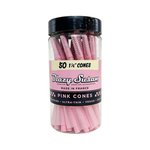 Blazy Susan 1.25 Cone 50pk Pink