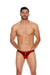 Metallic Jock- S/M Red