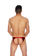 Metallic Jock- S/M Red