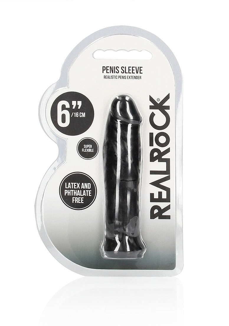 RealRock Extension Sleeve Black 6"