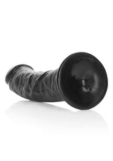 RealRock Curved Dong - Black 8"