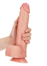 RealRock Straight with Balls - White 11"