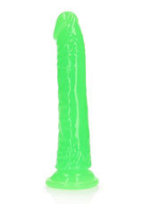 RealRock Glow In The Dark Dildo - Green 7"